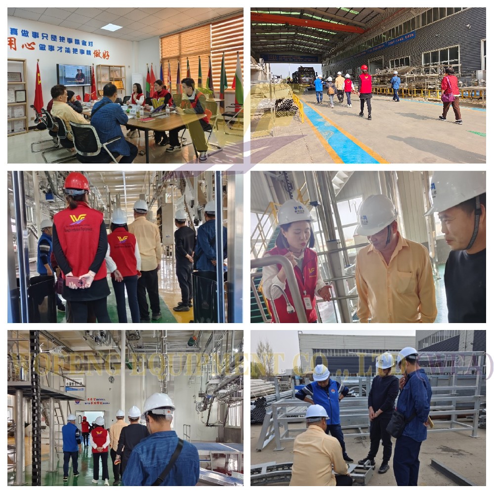 Warmly Welcome Our Clients From Malaysia To Visit WFA Factory And Observe The Cattle, sheep, And Pig Slaughtering Equipment