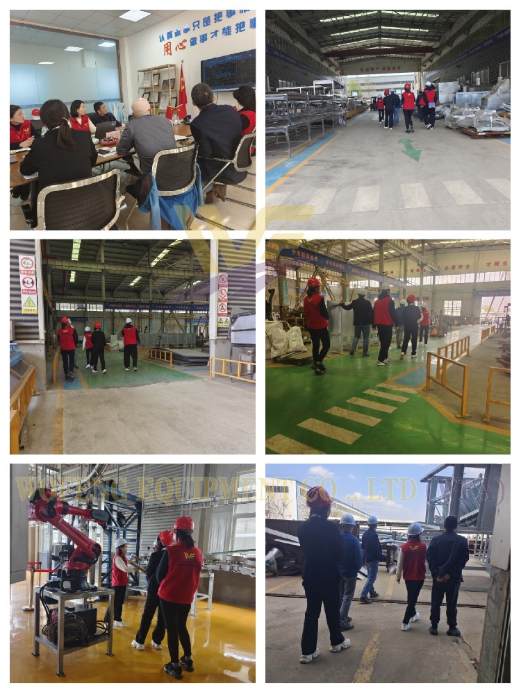 Warmly Welcome Our Clients From Europe To Visit WFA Factory And Observe The Cattle, sheep, And Pig Slaughtering Equipment