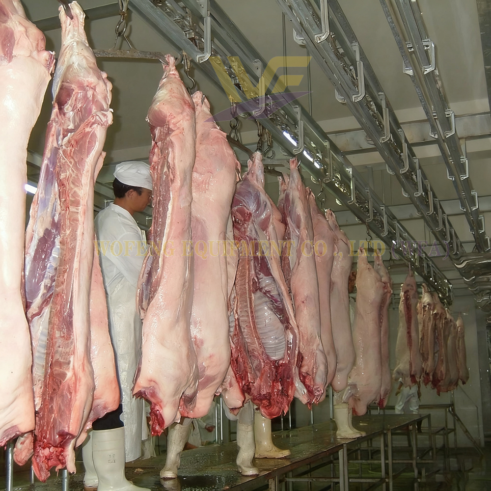Pigs Slaughter Equipment Professional Swine Abattoir Machine of Pork Carcass Process Convey Rail WFA FP-P-02