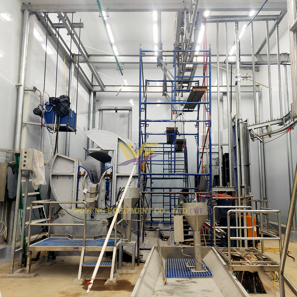 Slaughterhouse Plant Muslim Halal Cattle Ritual Killing Box Abattoir