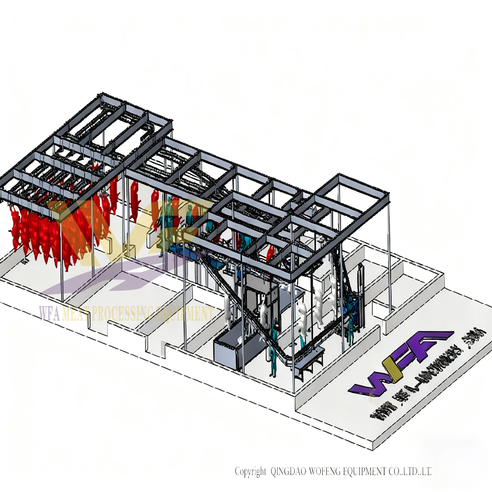 Machine d'abattage de porc en gros pour le traitement de la viande